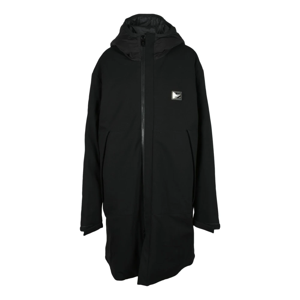 Dolce & Gabbana Stijlvol Linnen Katoenen Buitenkleding Black Heren