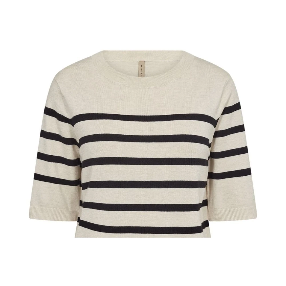 Soyaconcept Gestreepte Dollie Top Beige Dames