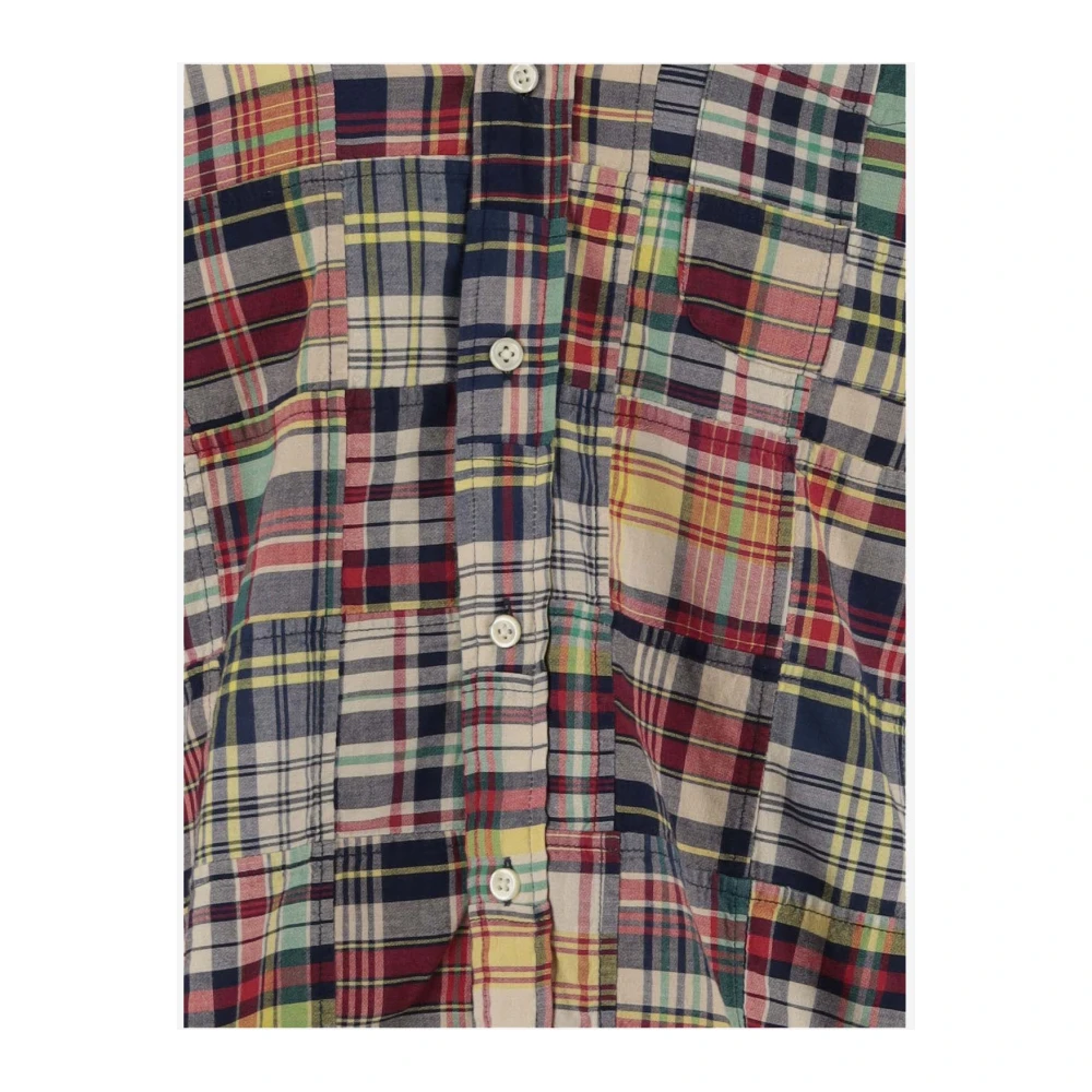 Polo Ralph Lauren Patchwork Katoenen Overhemd met Lange Mouwen Multicolor Heren