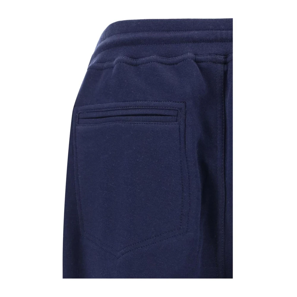 BRUNELLO CUCINELLI Sweatpants met elastische tailleband in joggerstijl Blue Heren