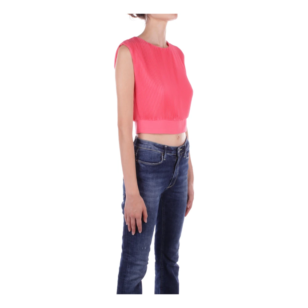 Liu Jo Fuchsia Button-Up Top Pink Dames