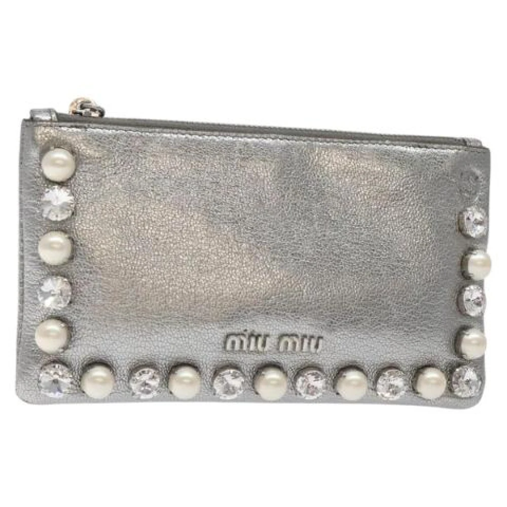 Pre-owned > Pre-owned Bags > Pre-owned Clutches - - Miu Miu Pre-owned - Modalova