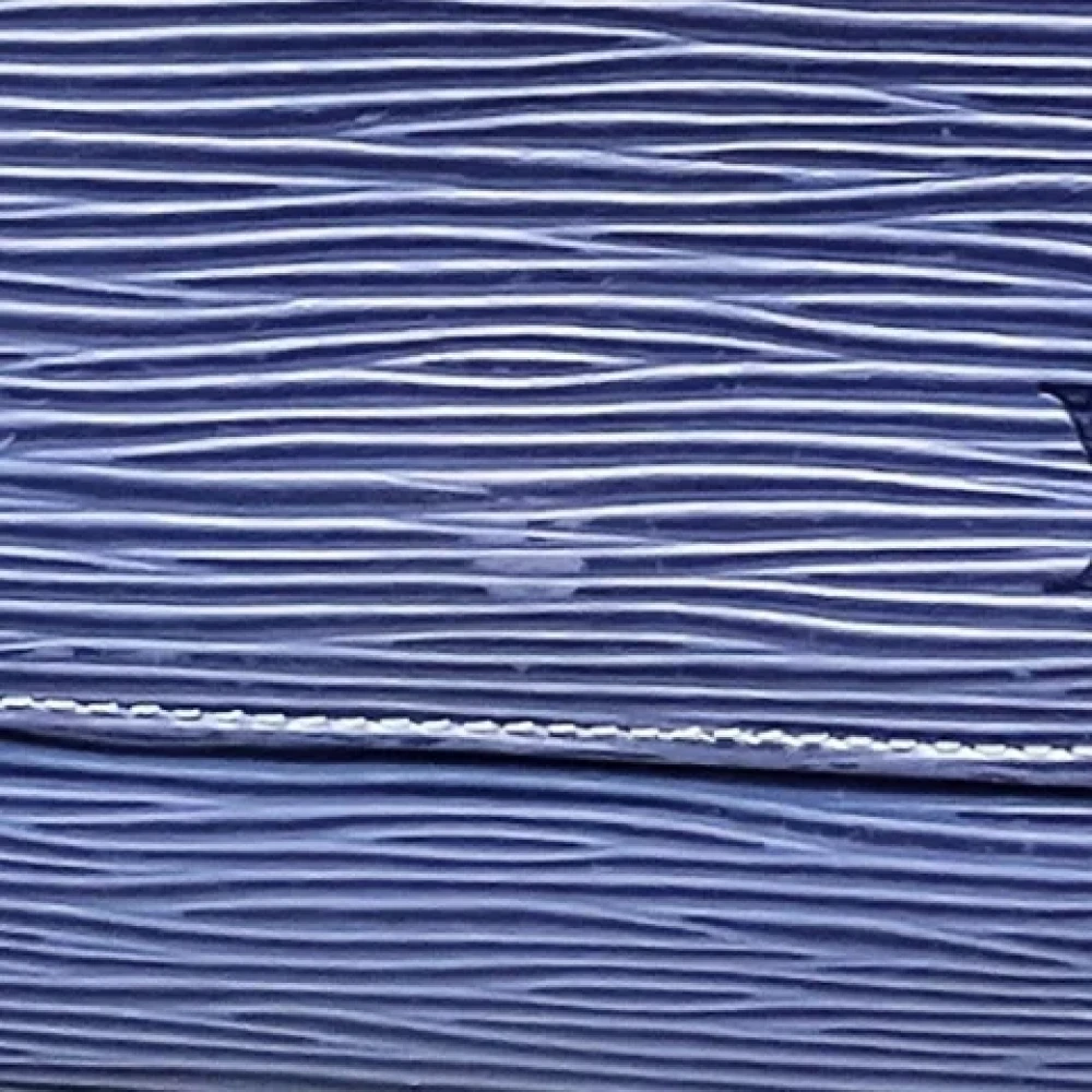 Louis Vuitton Vintage Pre-owned Leather wallets Blue Dames