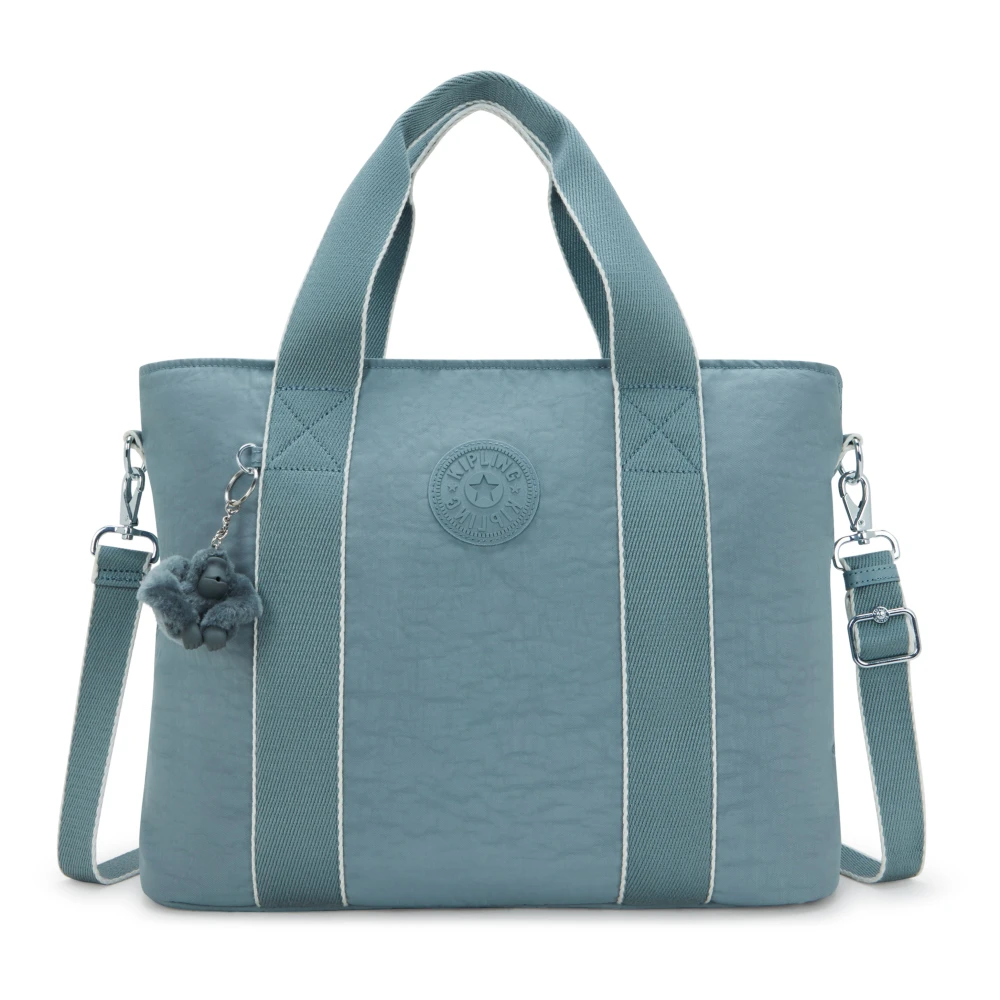 Kipling Funktionell Shopper Väska med Axelrem Gray, Dam