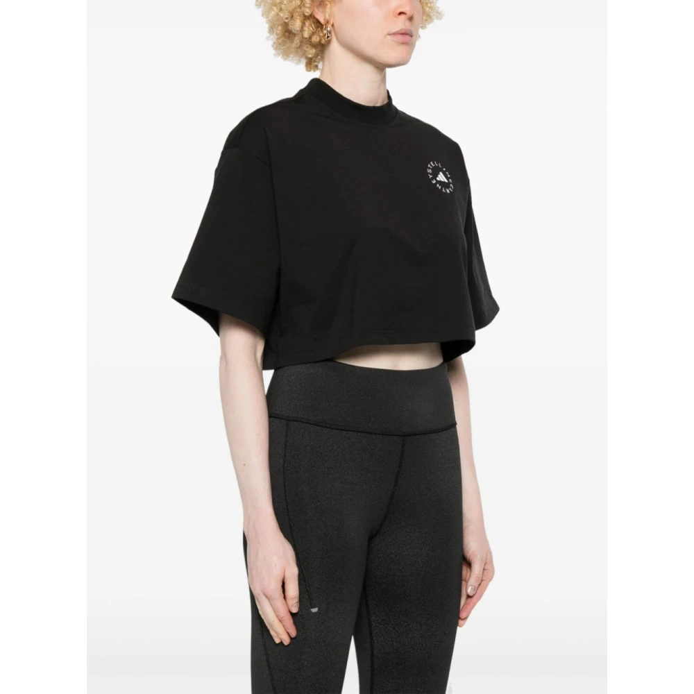 Adidas Stella McCartney Zwarte Sweater Collectie Black Dames