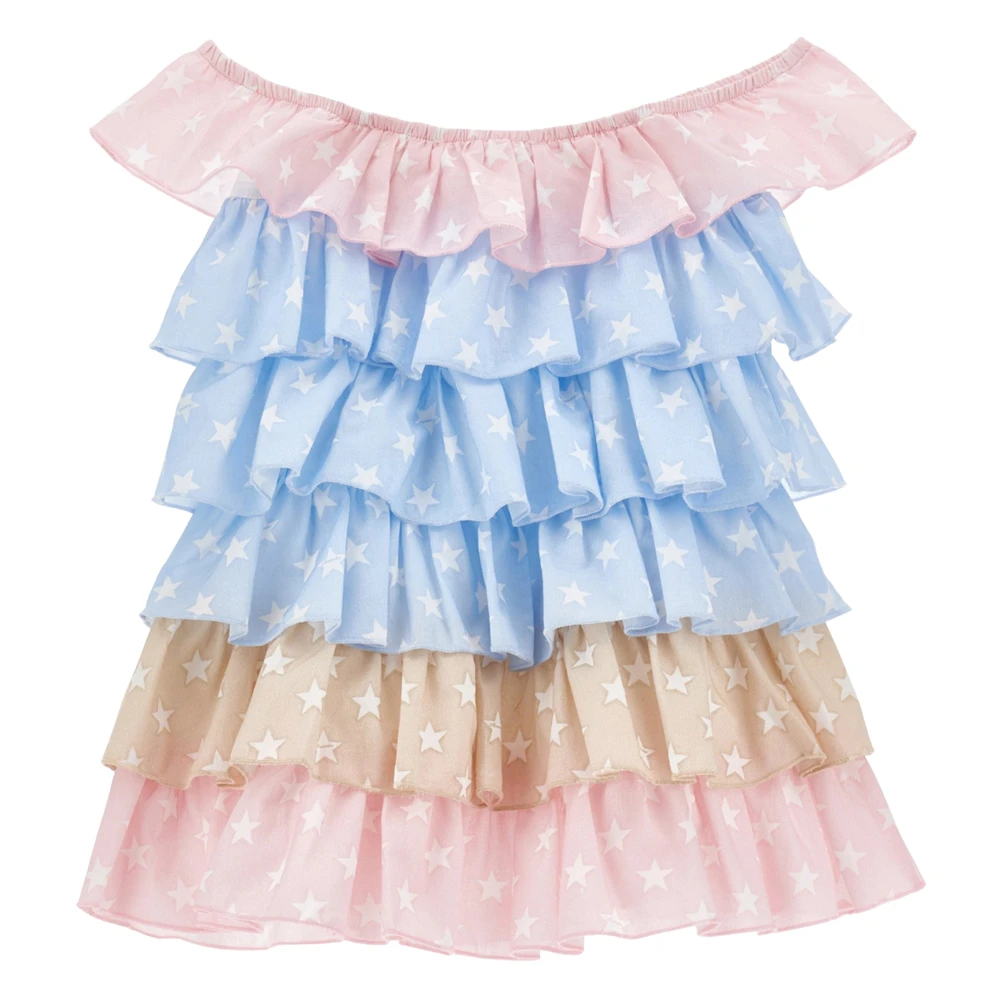 Monnalisa Women's Ruffle Sundress In Multicolour