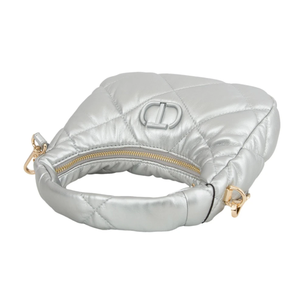 Twinset Zilveren Hobo Tas Gray Dames