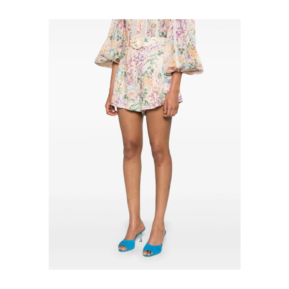 Zimmermann Multicolor Shorts voor Vrouwen Aw24 Multicolor Dames