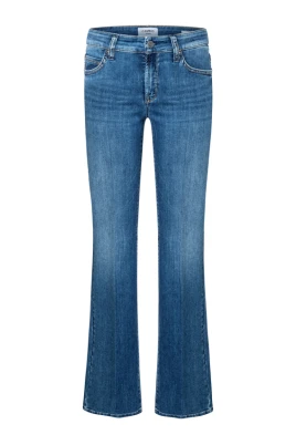 Flared Paris Jeans i Basic Tvättad Färg
