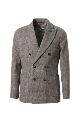 Dubbelknäppt Rutig Blazer