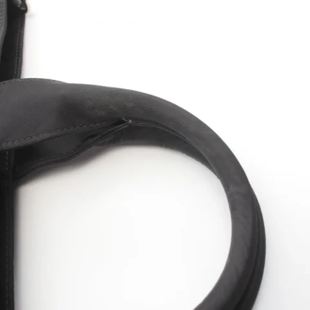 Burberry Vintage Pre-owned Leather totes Black Dames