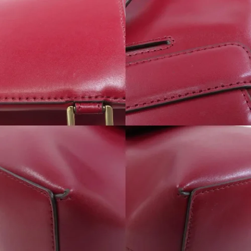 Michael Kors Pre-owned Leather backpacks Red Dames