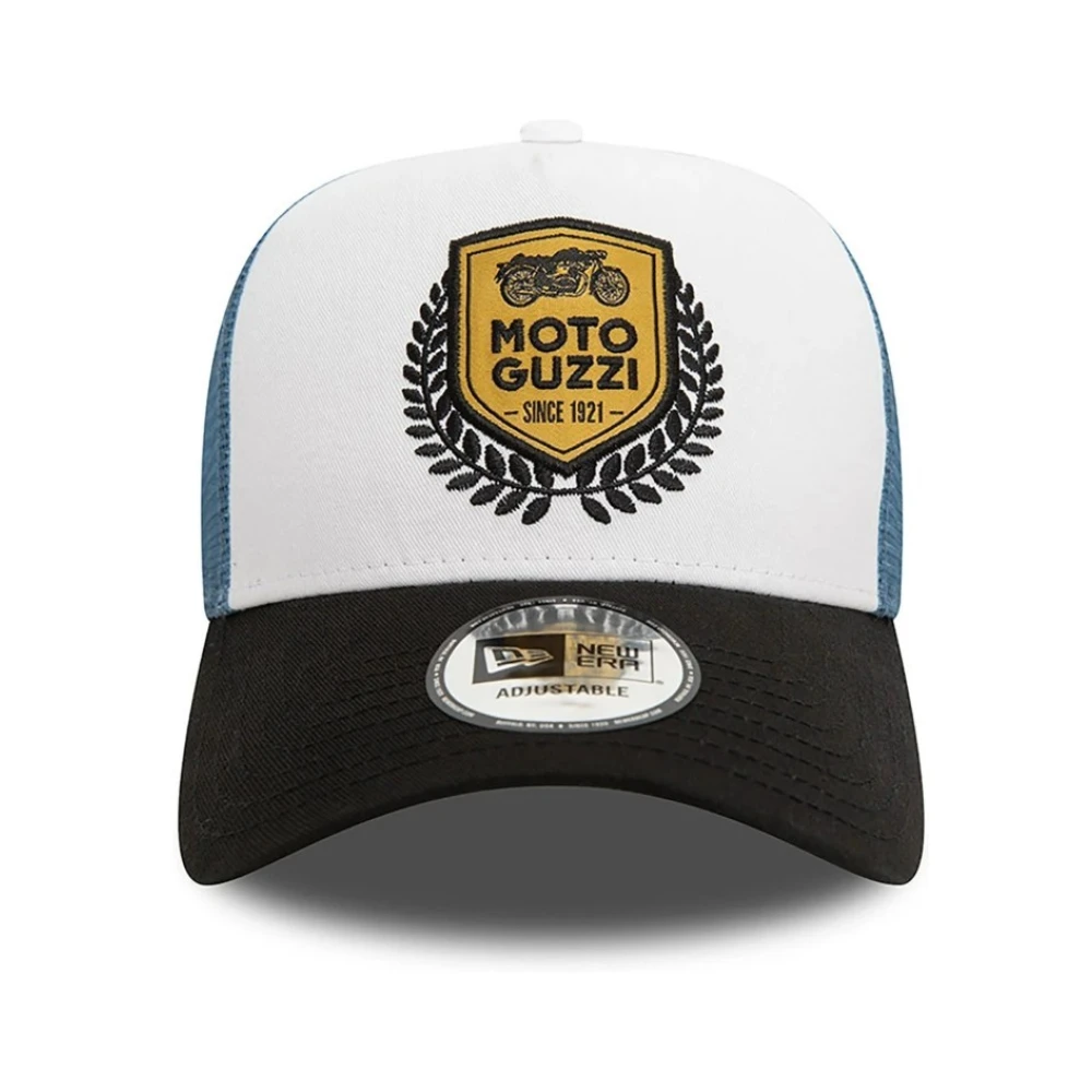 new era Wit Blauw Moto Guzzi Trucker Hoed Multicolor Heren