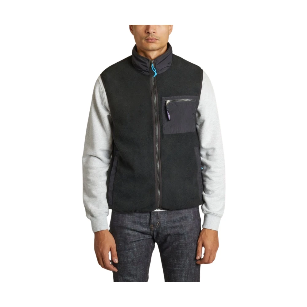 Patagonia Synch Jack Gerecycled Polyester Fleece Black Heren