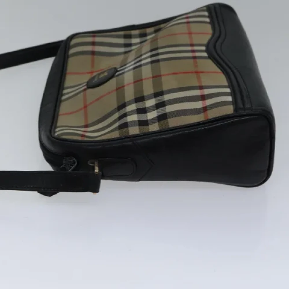 Burberry Vintage Pre-owned Canvas crossbody-bags Beige Dames