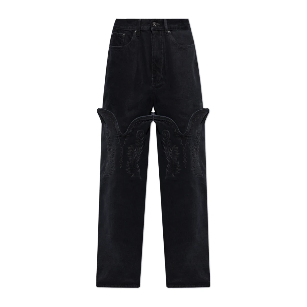 Y Project Jeans met afneembare broekspijpen Black Heren