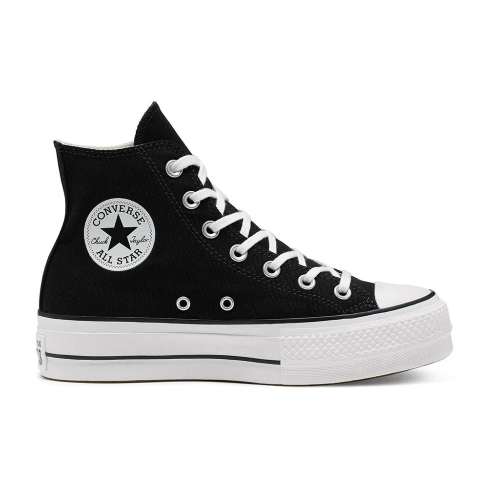 Converse Canvas Platform Sneakers Black, Unisex