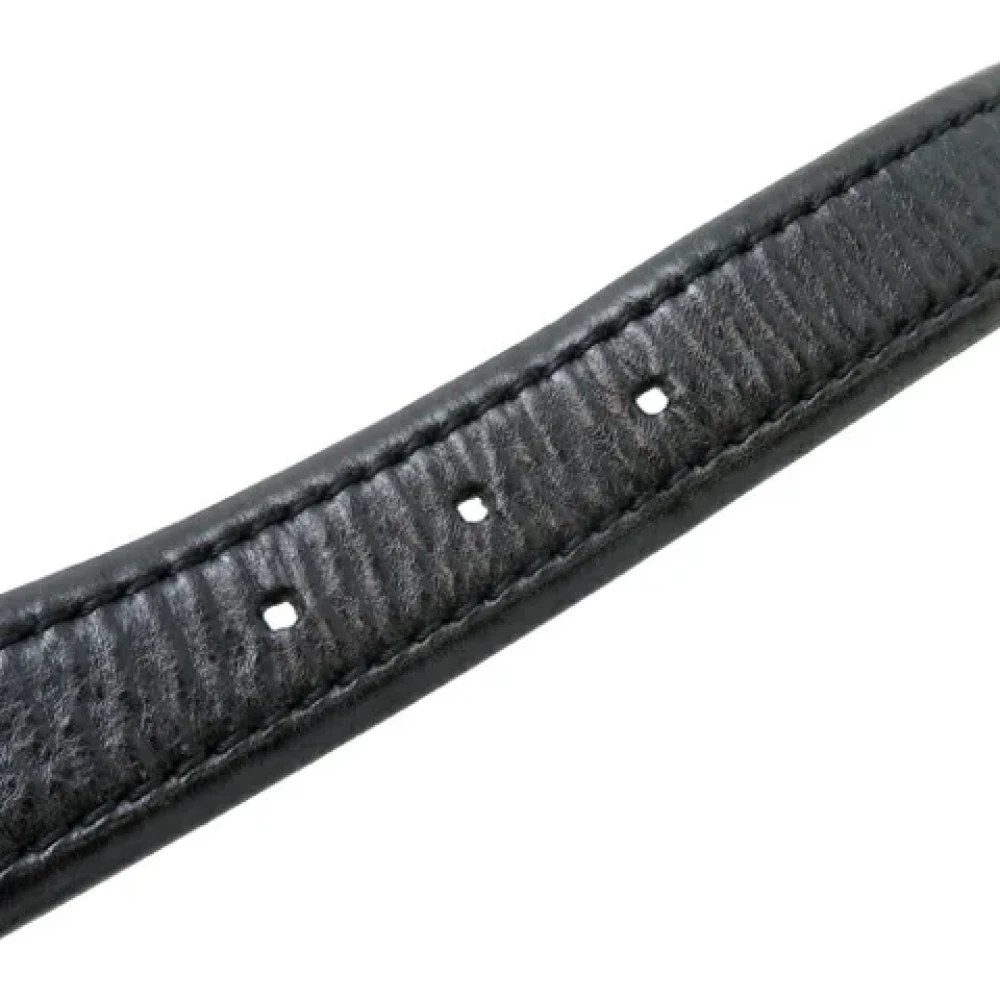 Gucci Vintage Pre-owned Leather belts Black Dames