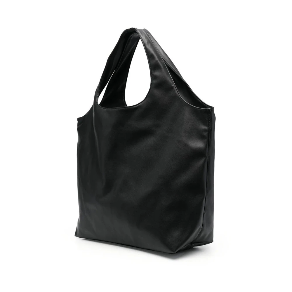 A.p.c. Bedrukte Tote Tas in Zwart Polyurethaan Black Dames