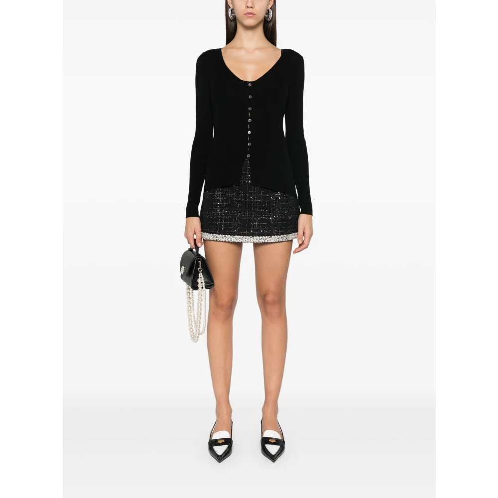 P.a.r.o.s.h. Zwarte Cardigan Trui Black Dames