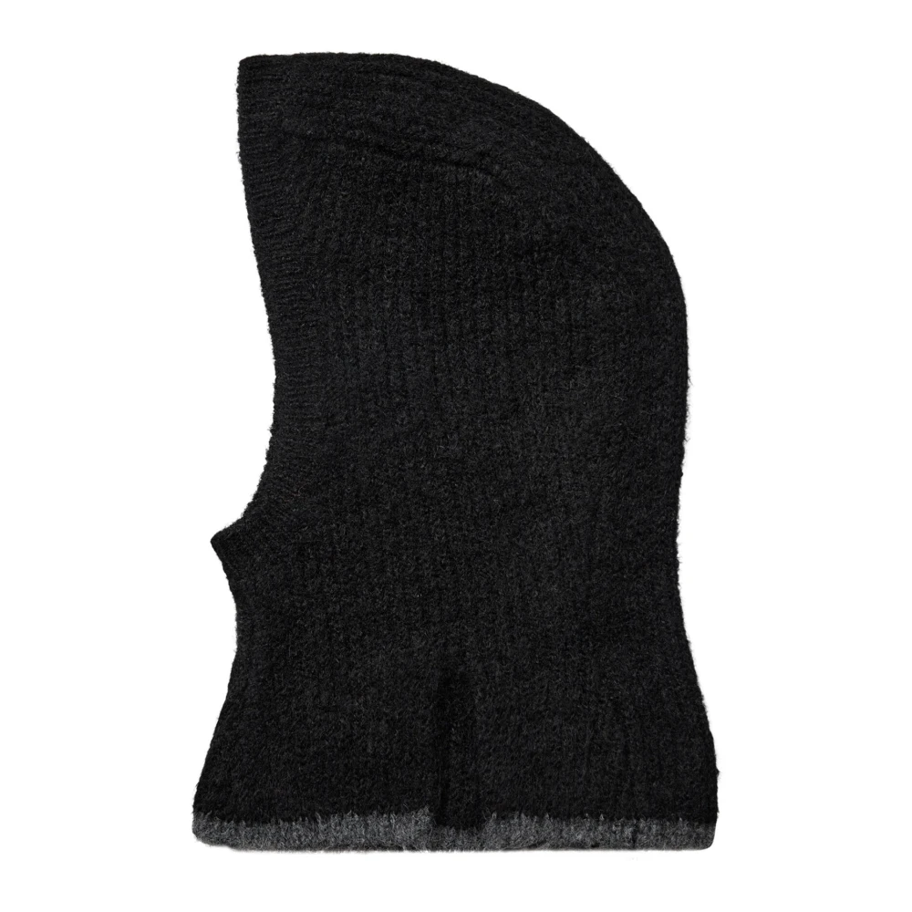 Co'Couture Zwarte Gebreide Bivakmuts Black Dames