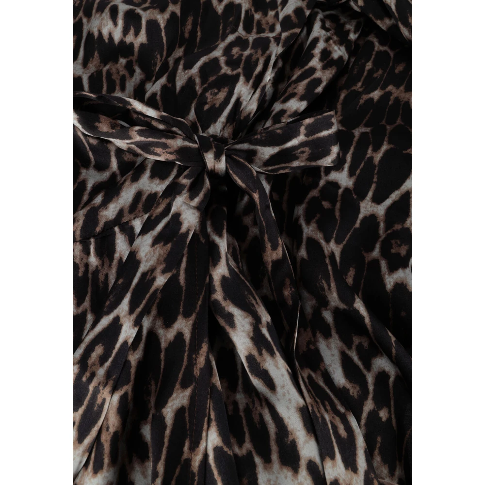 Co'Couture Luipaardprint Wikkeljurk Brown Dames