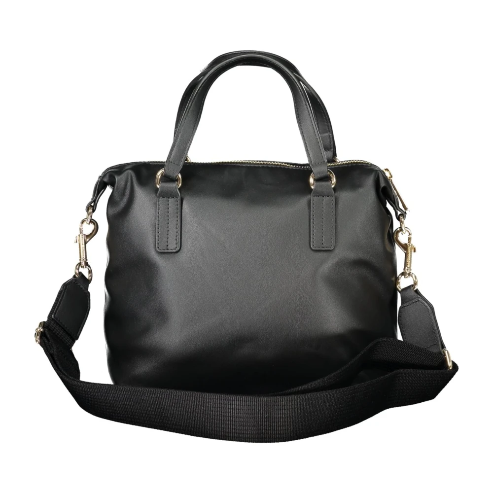 Tommy Hilfiger Zwarte dames tas met verstelbare band Black Dames