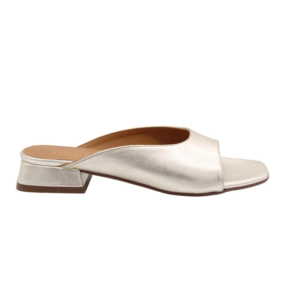 Ctwlk. Yellow Heeled Mules, Female, 7 Uk, Muiltje