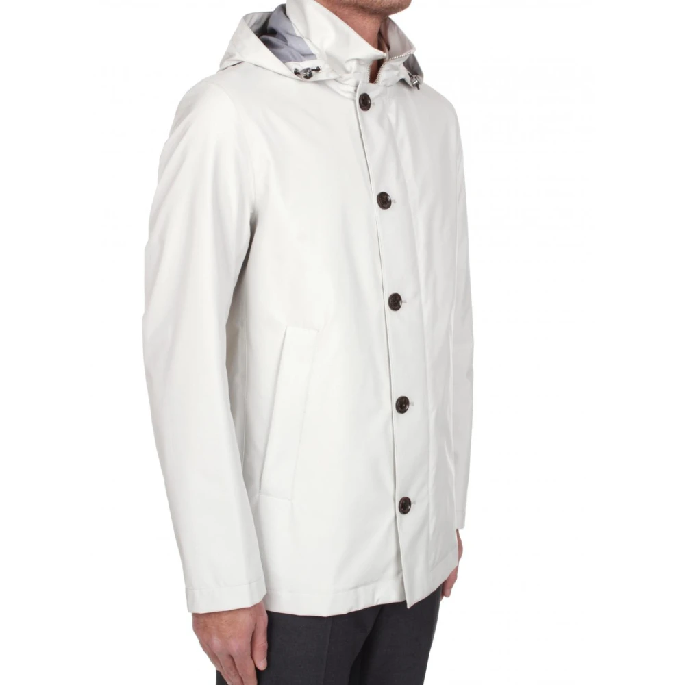 Montecore Polyester Puffer en Parka Jassen White Heren