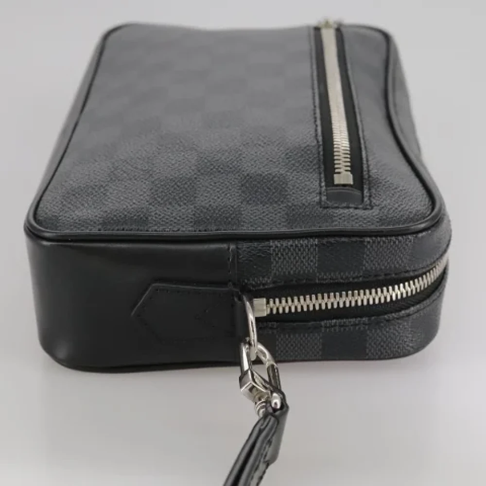 Louis Vuitton Vintage Pre-owned Canvas clutches Black Dames