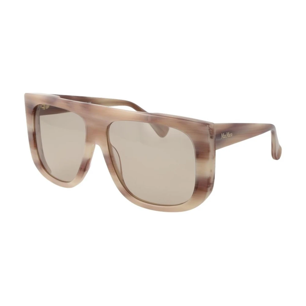 Max Mara Women's Multicolor Sunglasses, One Size, Chic Rectangle Sunglasses With Uv Protection