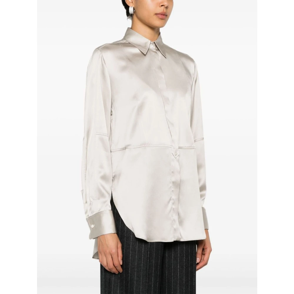 BRUNELLO CUCINELLI Stijlvolle Shirt voor Mannen Gray Dames