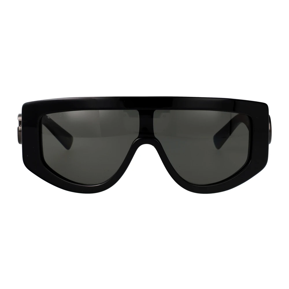 Gucci Women's Black Sunglasses, One Size, Shield Sunglasses