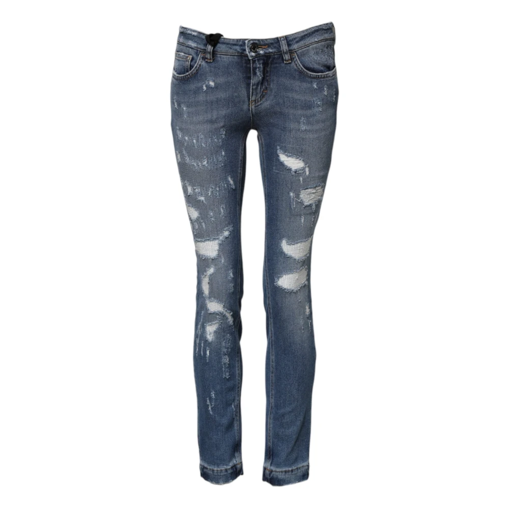Dolce & Gabbana Women's Blue Pretty Skinny Denim Jeans - Slim Fit Jeans - 2XS - Jeans