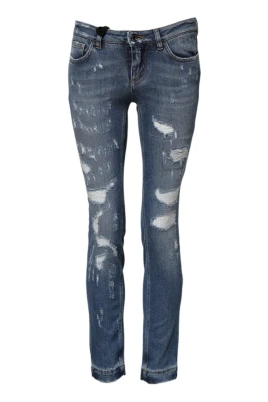 Blå PRETTY Skinny Denim Jeans
