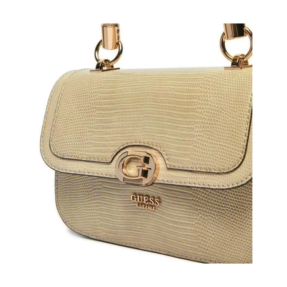 Guess Stijlvolle Top Handtas Brown Dames