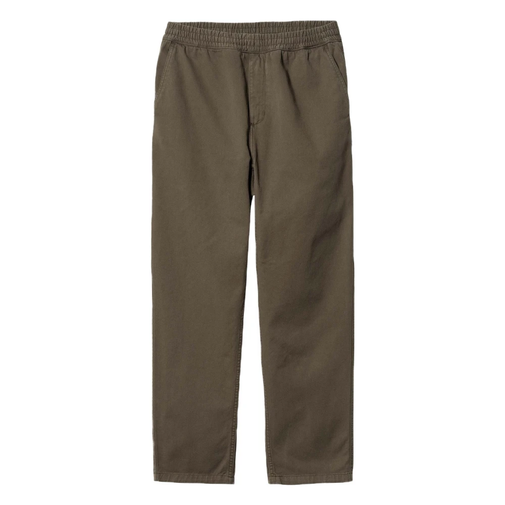 Carhartt WIP Katoenen Elastische Taillebroek met Zakken Green Heren