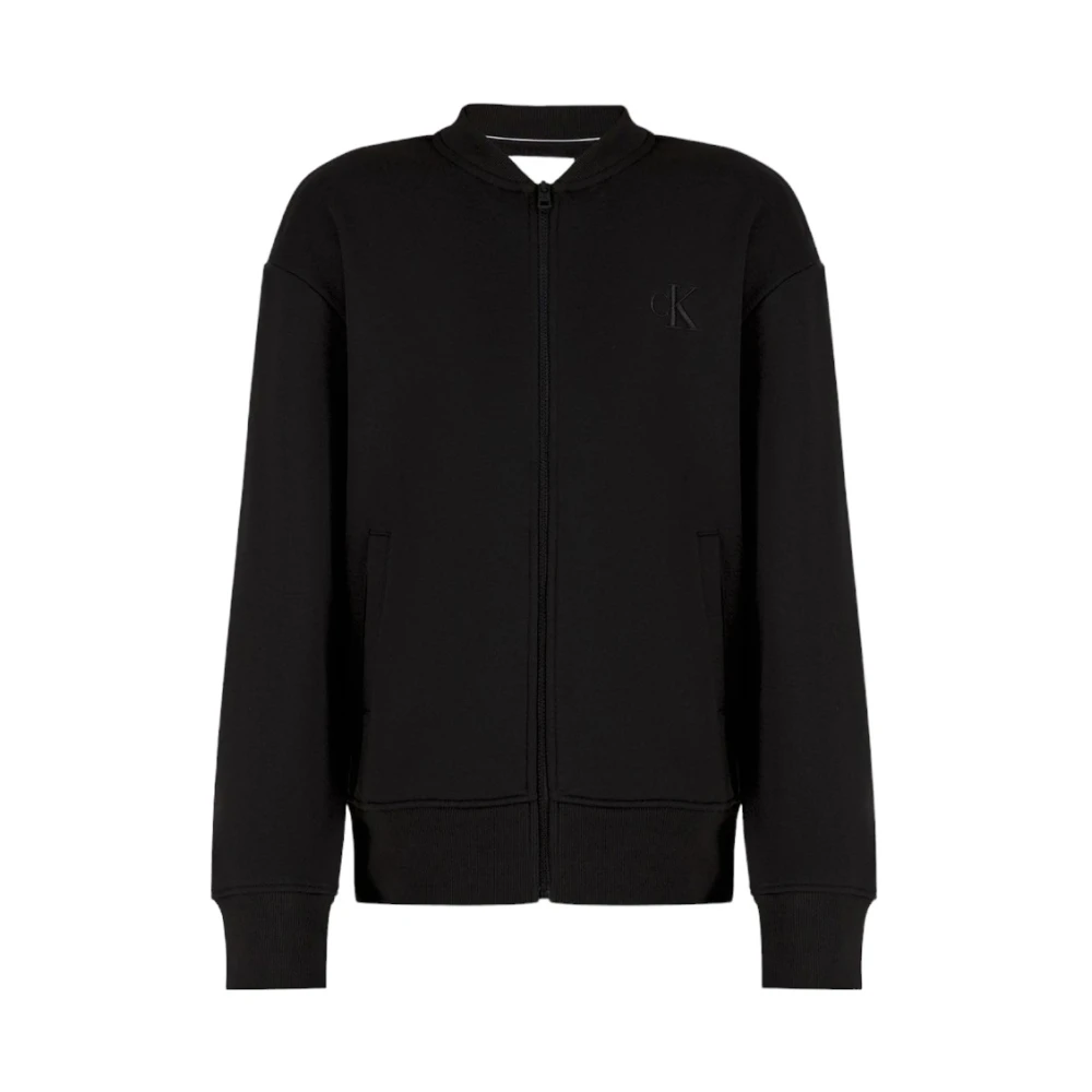 Calvin Klein Men's Black Zip-Throughs,, Zip Hoodie 2XL