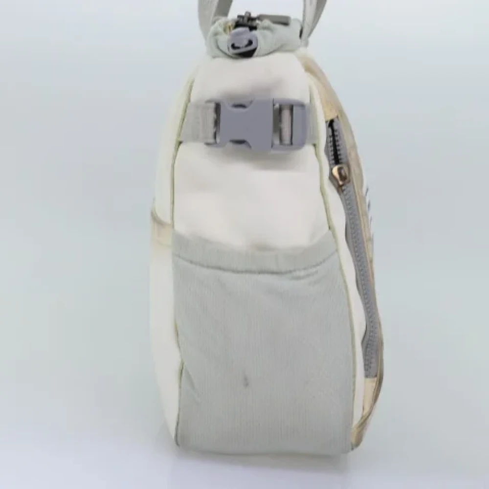 Chanel Vintage Pre-owned Nylon totes White Dames