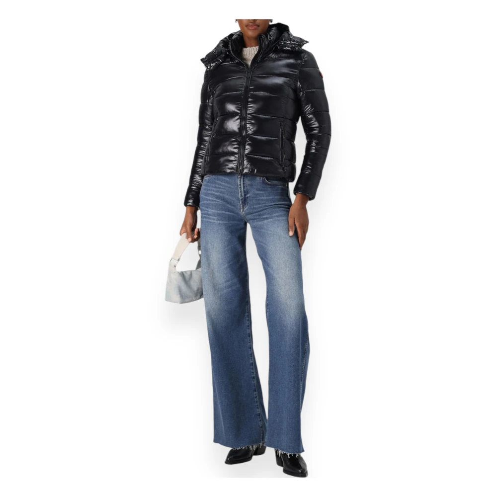 Save The Duck Gewatteerde jas met Cosmary stijl Black Dames