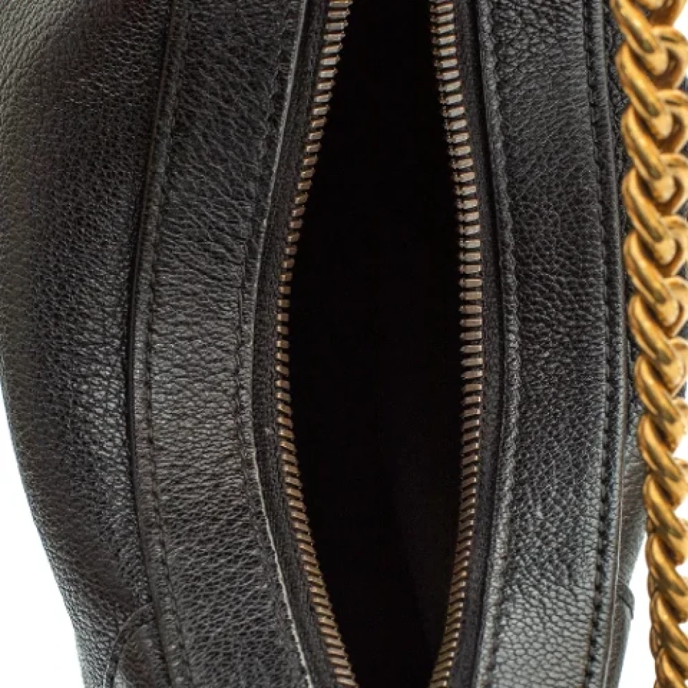 Gucci Vintage Pre-owned Leather gucci-bags Black Dames