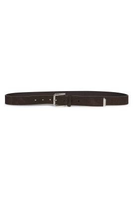 ceintures-en-cuir-marron-avec-boucle-en-metal