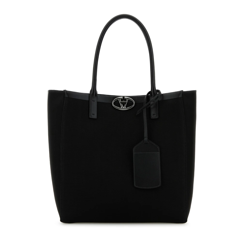 Valentino Garavani Men's Black Tote N/S Vlogo The Bold