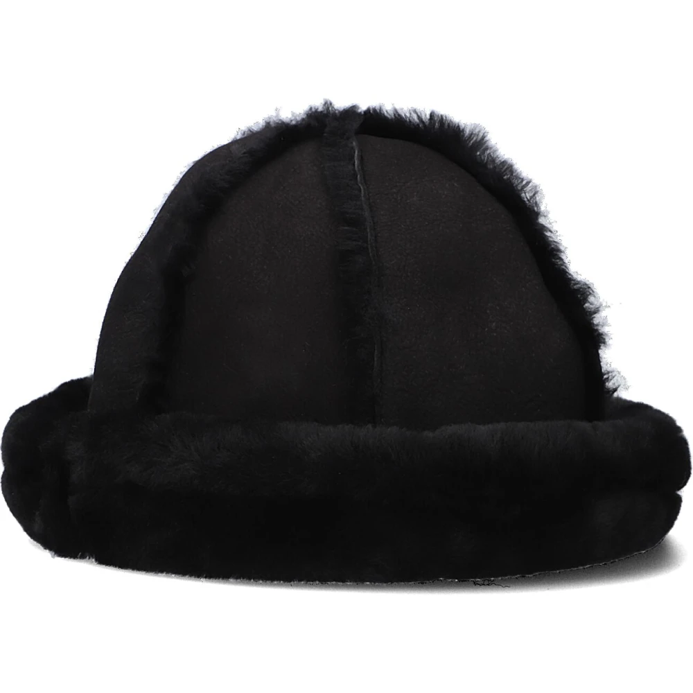 Warmbat Zwarte Merinowol Cobar Hat Black Dames