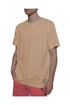 t-shirt-en-coton-marron-avec-impression-logo