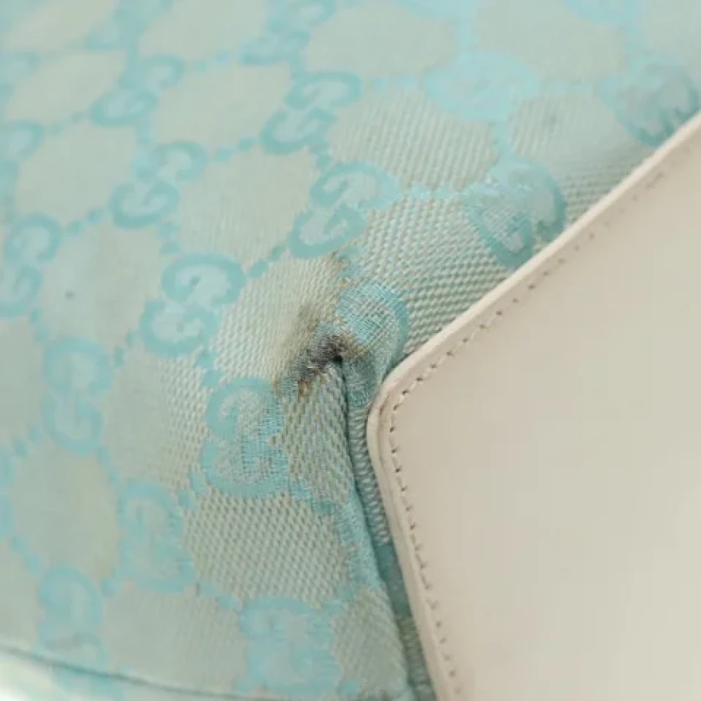 Gucci Vintage Pre-owned Canvas gucci-bags Blue Dames