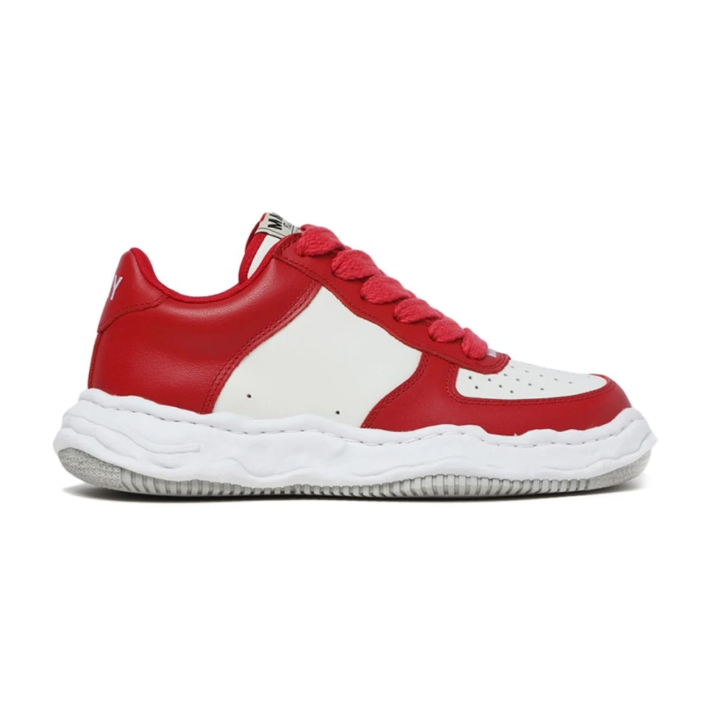 Mihara Yasuhiro Wayne OG Sole Low-top Sneaker Heren Schoenen Rood