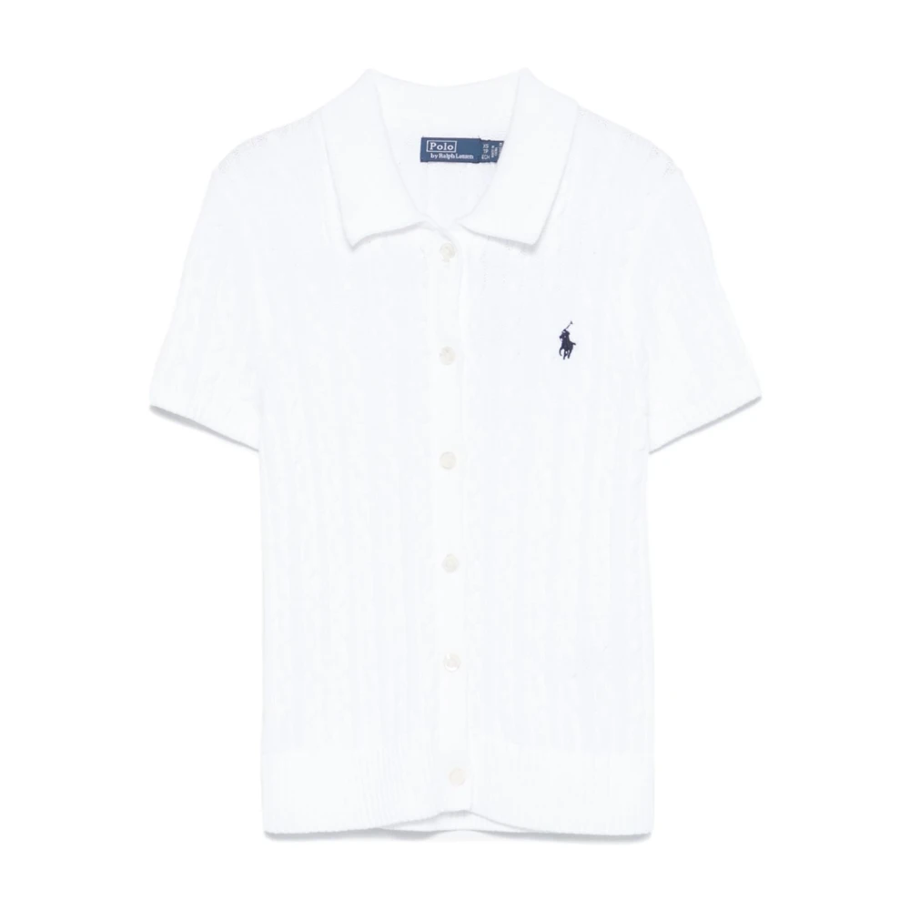 Polo Ralph Lauren Witte Polo T-shirts met Pony Motief White Dames