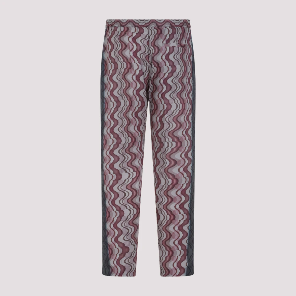 Dries Van Noten Wide Trousers Multicolor Heren