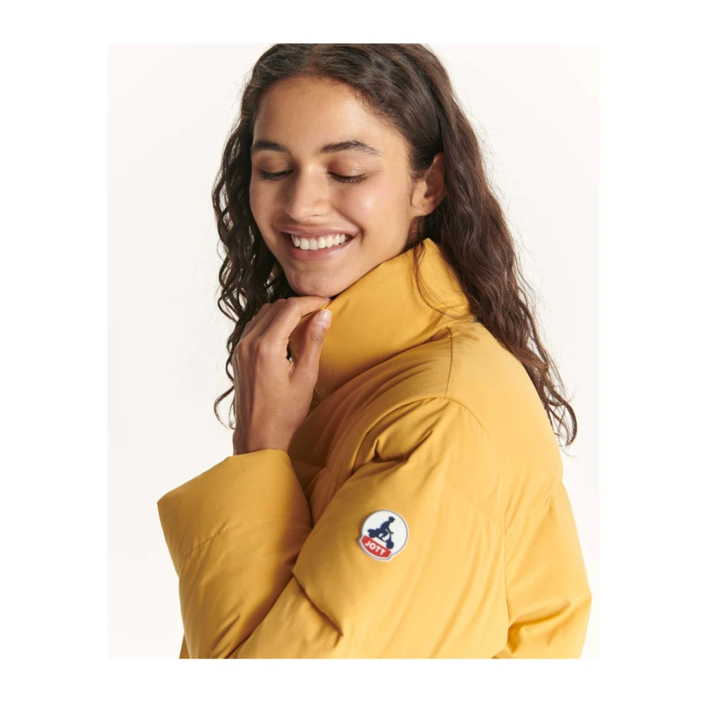Jott Warme Winterjas Gele Puffer Yellow Dames